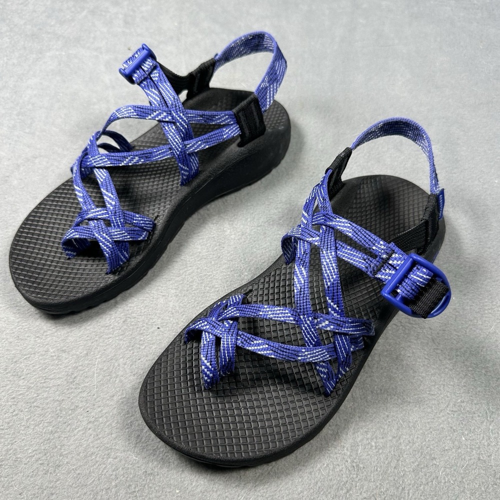 Chaco Womens ZCloud X2 Sandals Women Sz 8 Overhaul Blue Black Strappy Adjustable